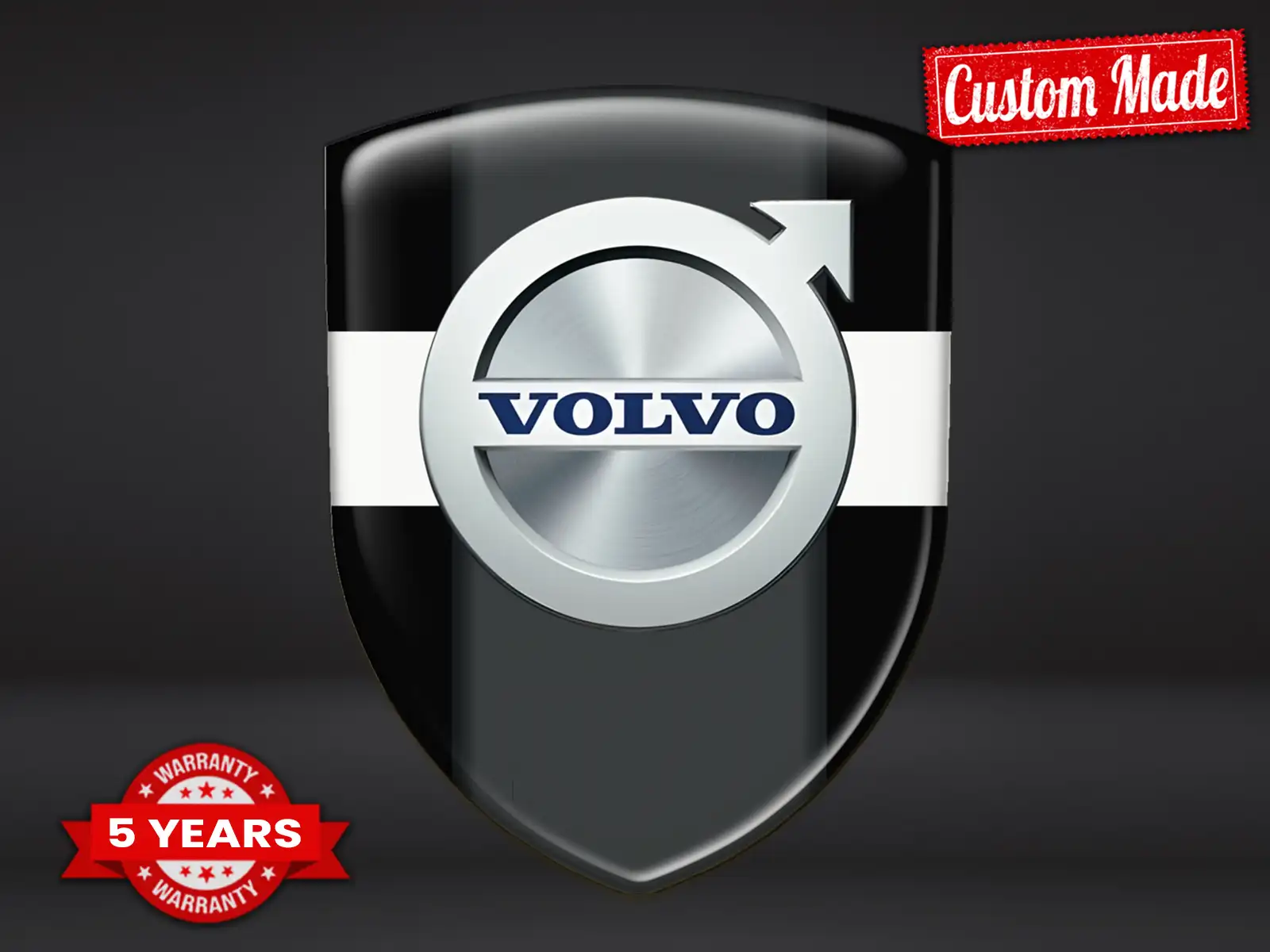 Volvo Etiqueta Impermeable Premium Alta Calidad Profesional